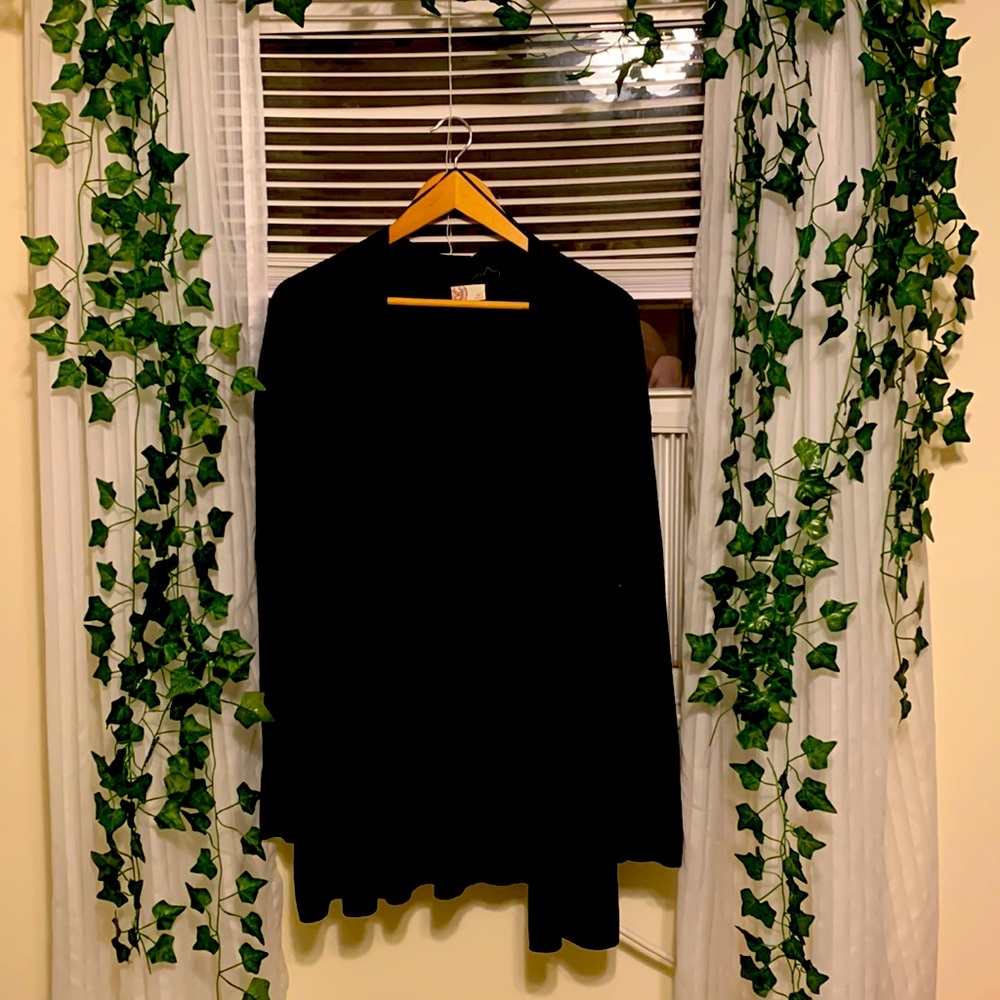Long sleeve black cardigan
